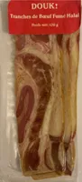 Tranches de bœuf fumé halal