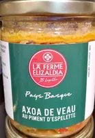 Axoa de veau au piment d'Espelette