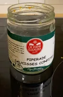 Piperade saucisses confites