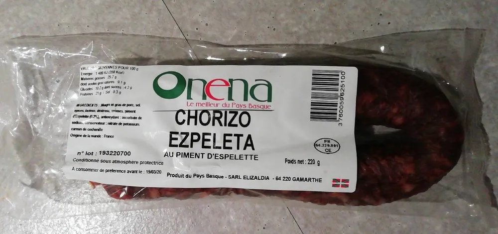 Chorizo Ezpeleta
