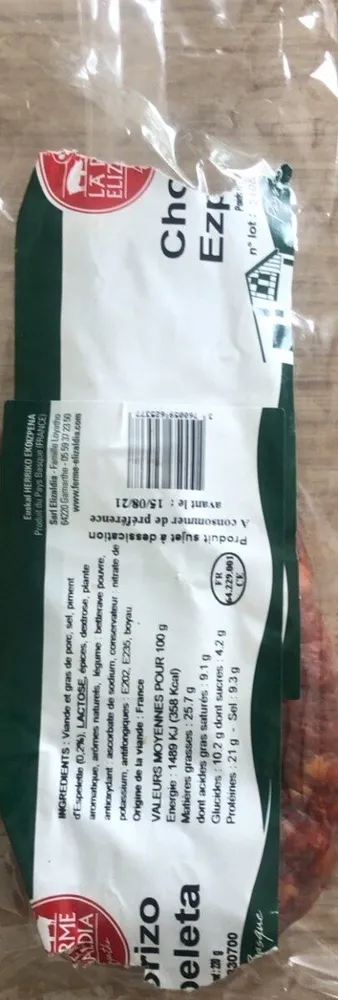Chorizo Ezpeleta