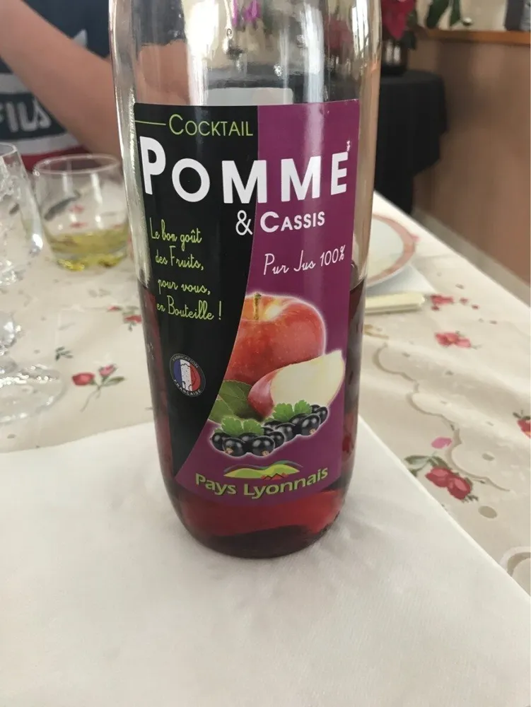 Jus De Pomme Cassis
