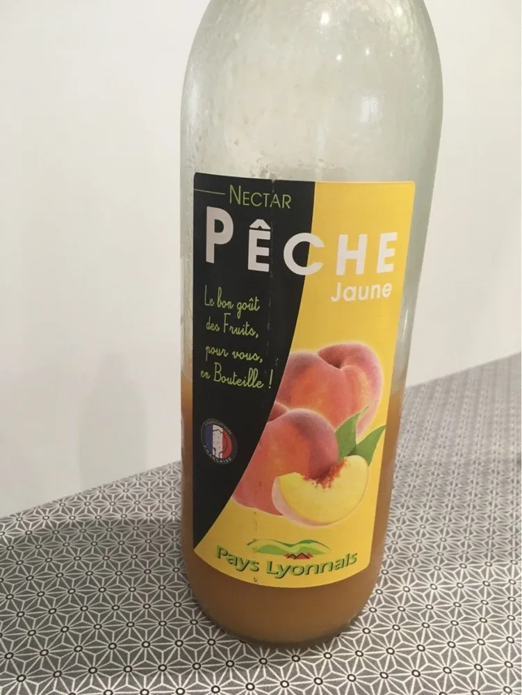 Nectar peche jaune