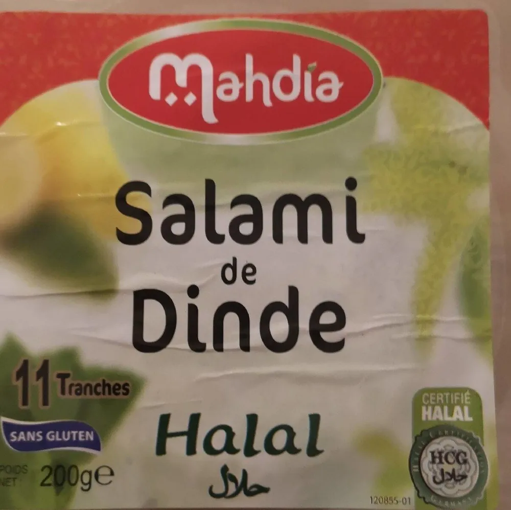 Salami de dinde halal