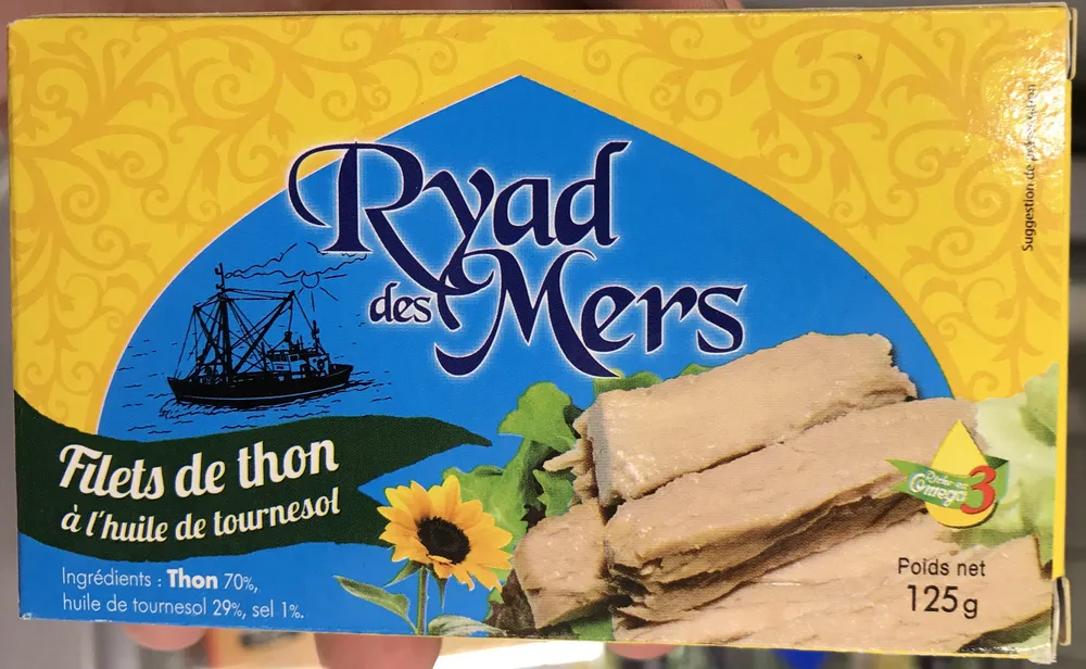 Filets de thon à l'huile de tournesol