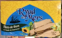 Filets de thon à l'huile de tournesol