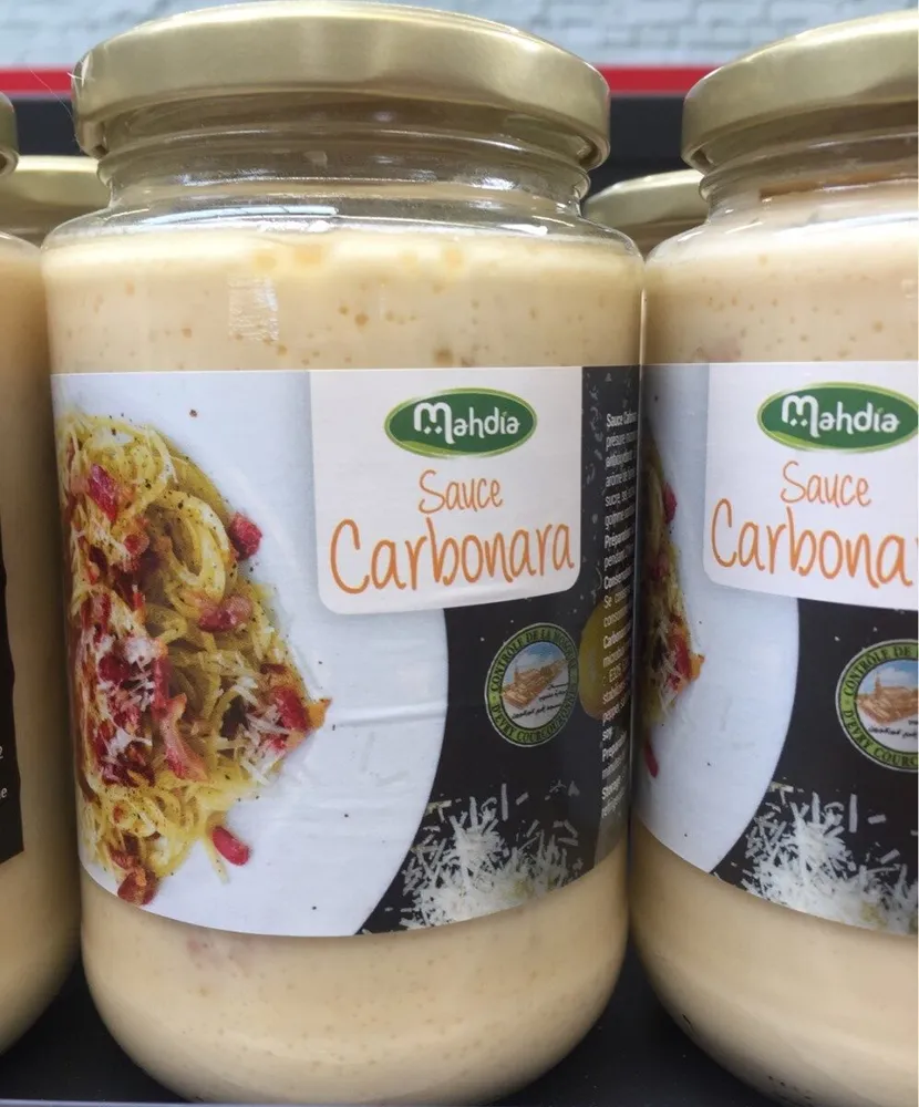 Sauce carbonara hallal