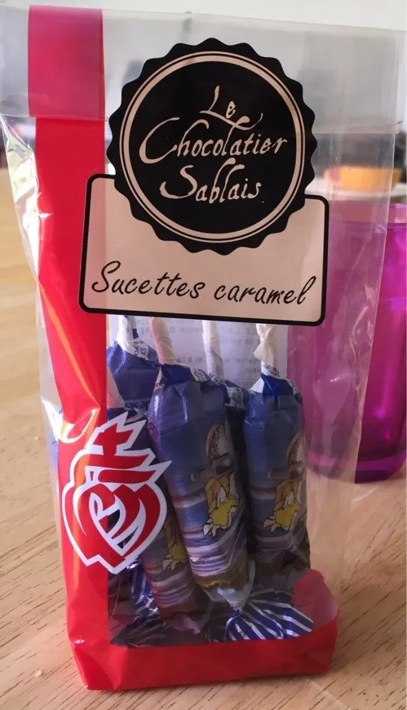 Sucettes caramel