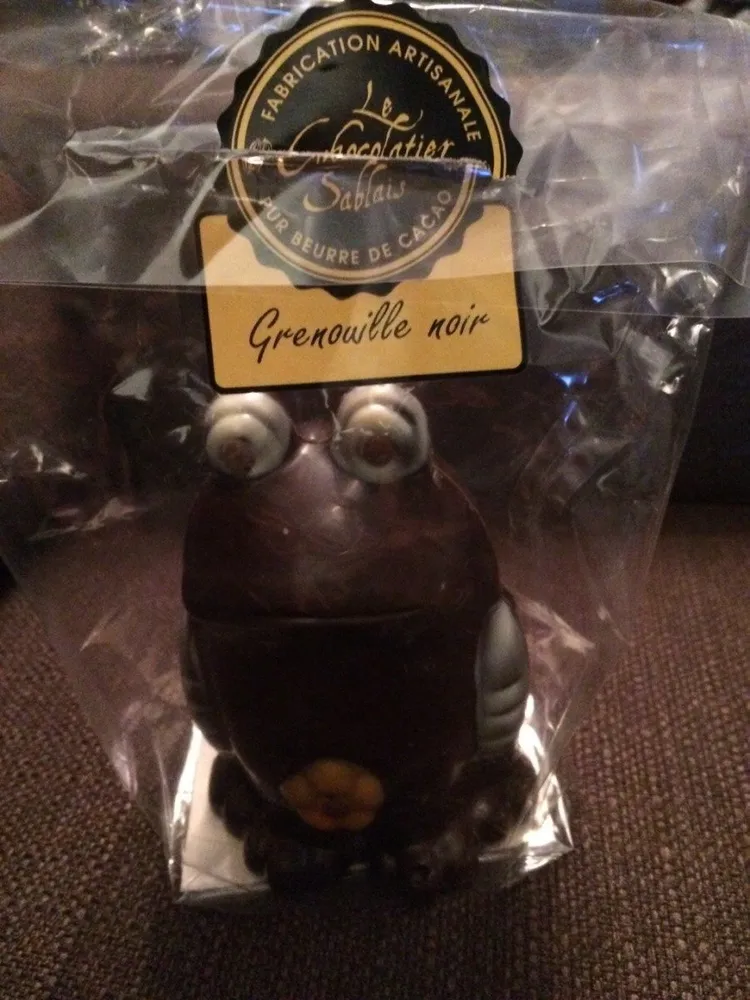 Moulage chocolat noir