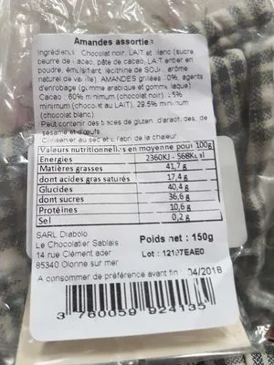 Amandes assorties
