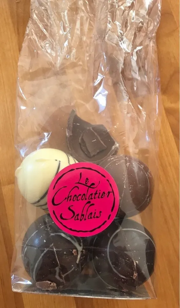 Moulage de chocolat assortis
