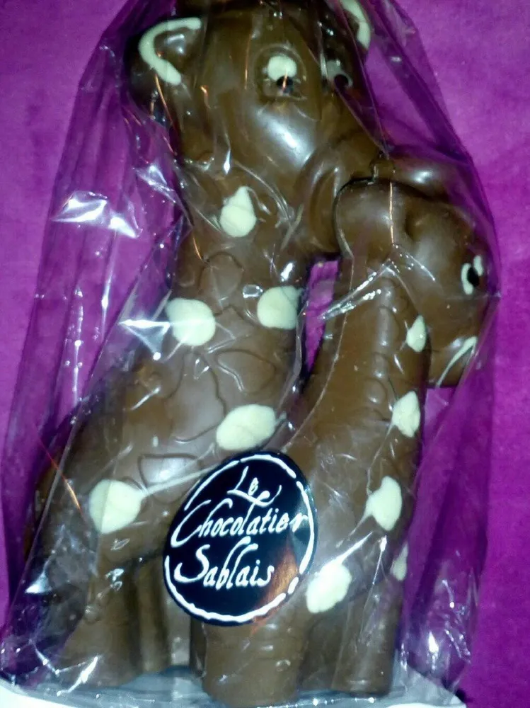 Girafe en Chocolat au Lait