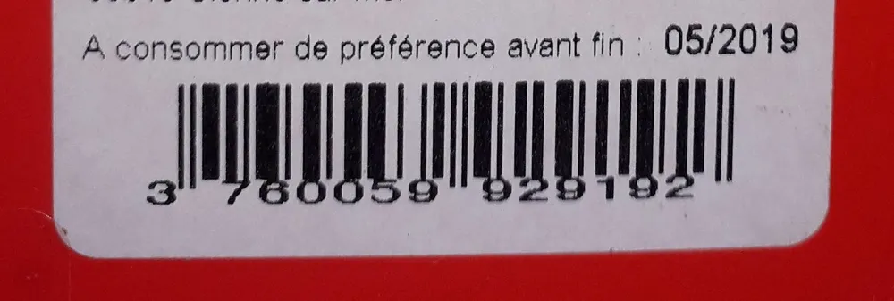 Plaque de chocolat