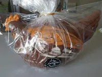 Moulage au chocolat au lait décoré
