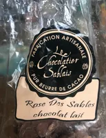 Rose des sables. Chocolat lait