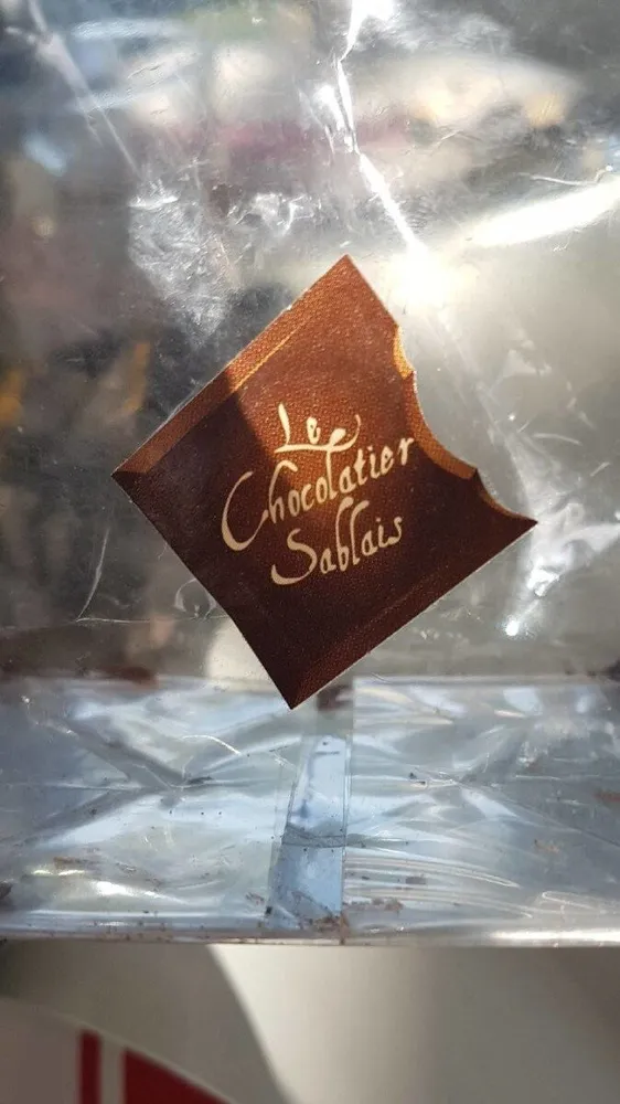 Moulage de chocolat noir