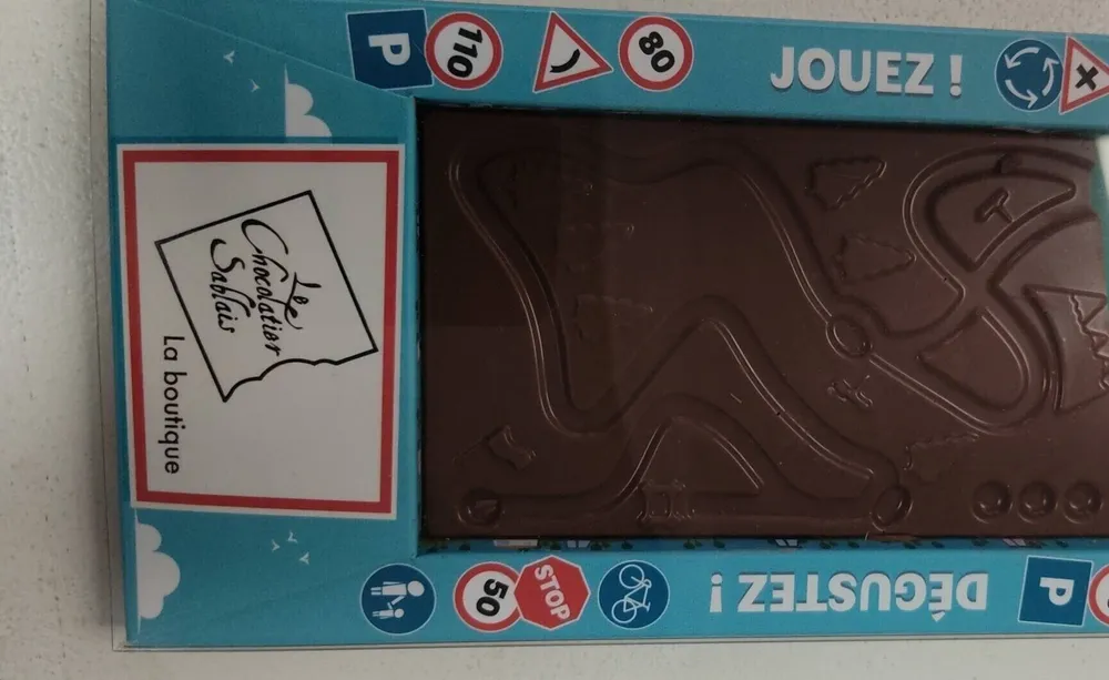 Tablette de chocolat au lait