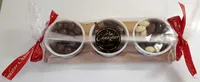 Chocolats avec planche et ramequins