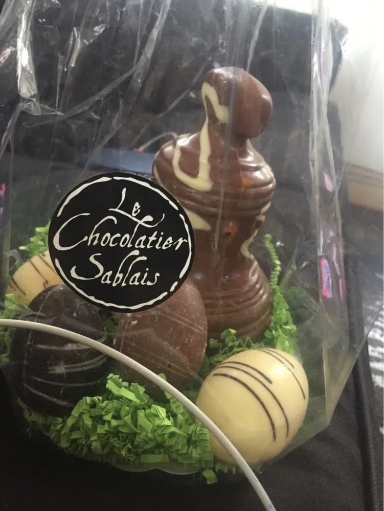 Assortiment trous chocolats