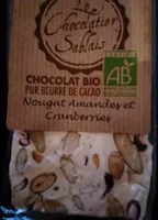 Nougat amandes et cranberries