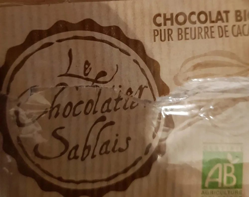Moulage chocolat au lait décorer bio