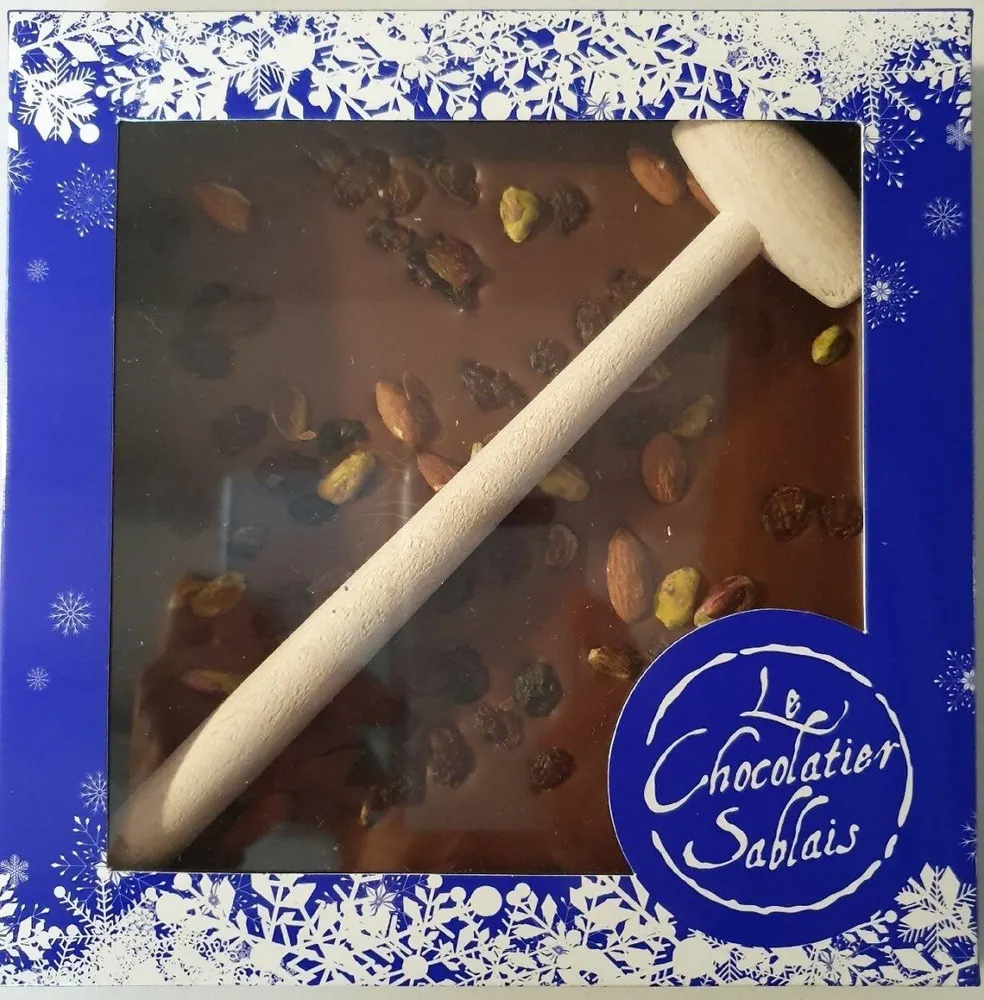Plaque de chocolat au lait