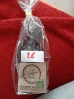 moulage de chocolat noir décoré