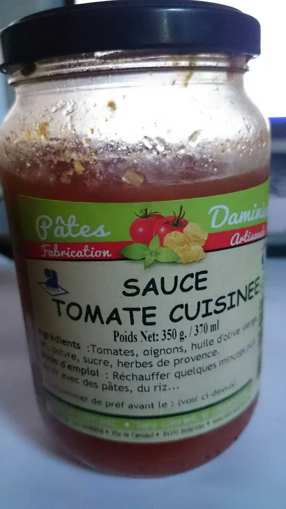 Sauce tomate cuisinée
