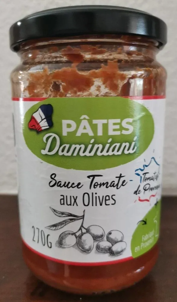 Sauce tomate aux olives
