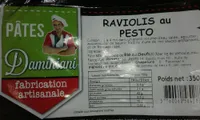 Raviolis au pesto