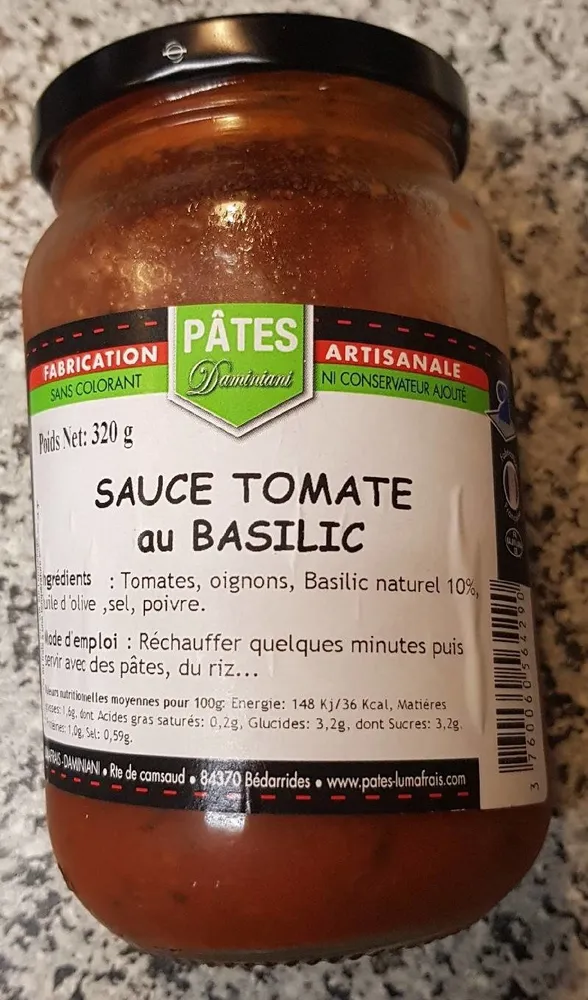 Sauce tomate au basilic