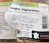 Lasagnes Végétariennes