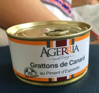 Grattons de cannard au piment d'espelette