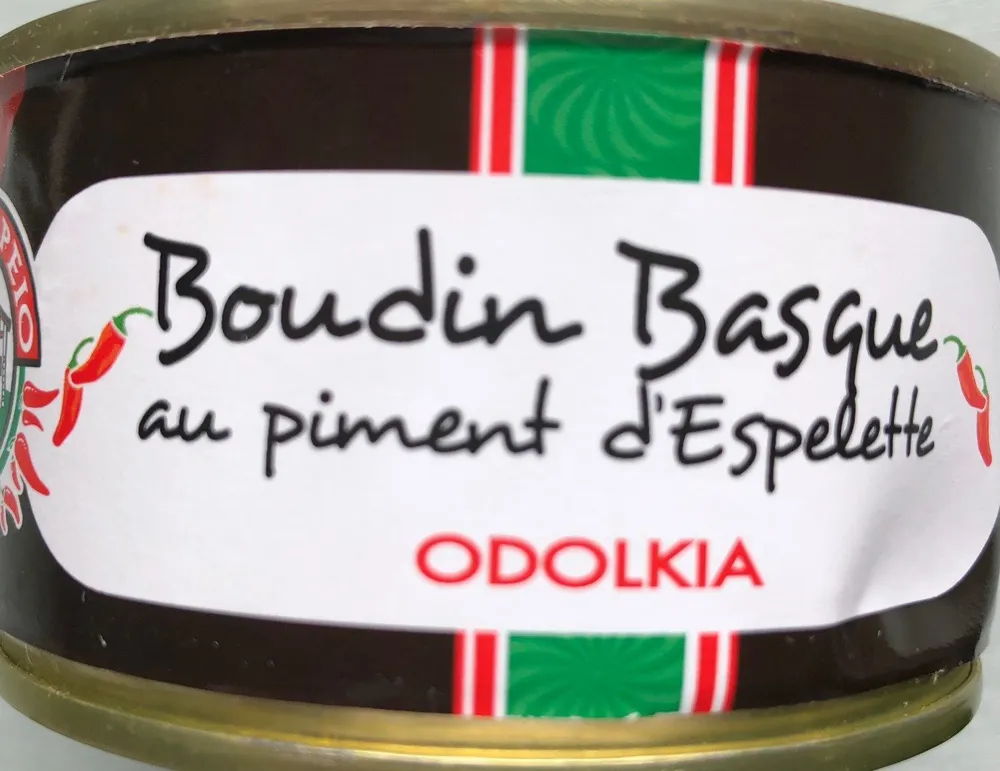 Boudin basque au piment d espelette