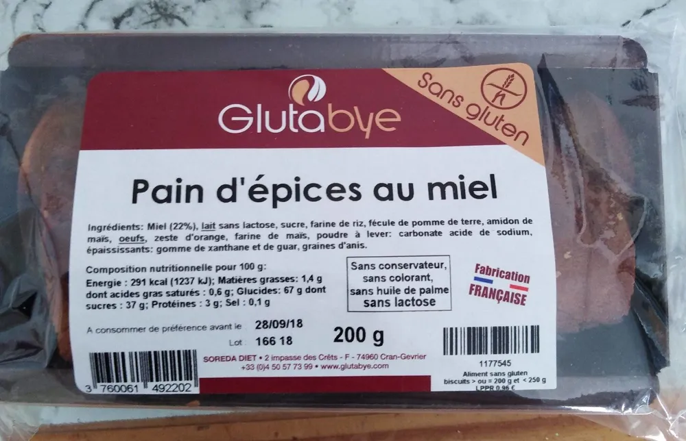 Pain d'épices au miel