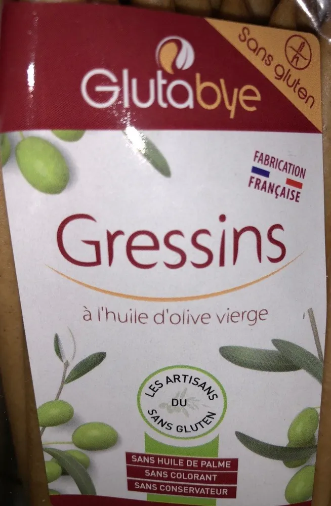 Gressins à l'huile d'olive vierge