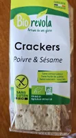 Crackers poivre sésame