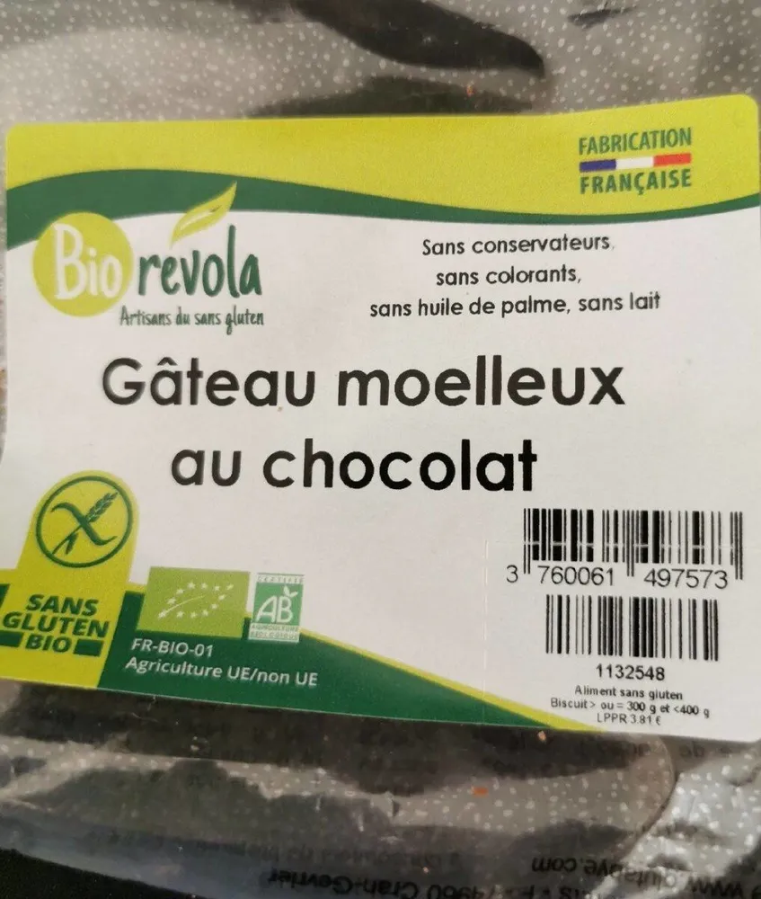 Gâteau moelleux au chocolat