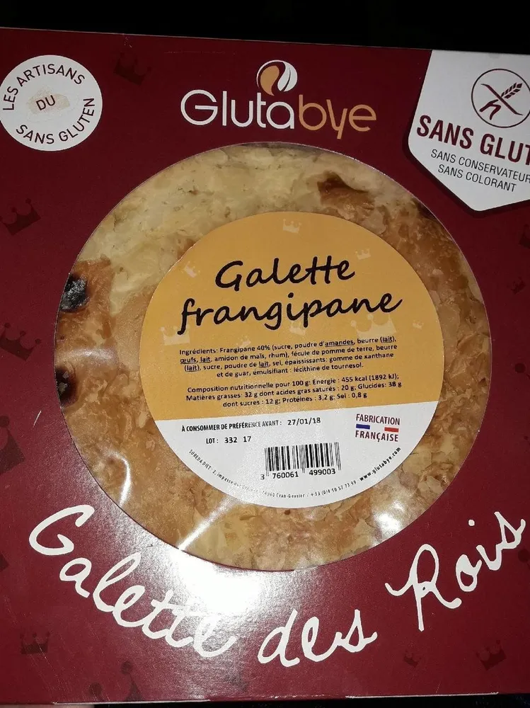 Galette Frangipane sans gluten