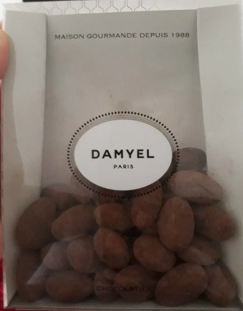 Amandes caramélisées enrobées de choco