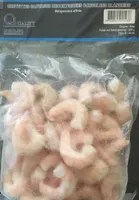 Crevettes sauvages décortiquées congelées blanchies