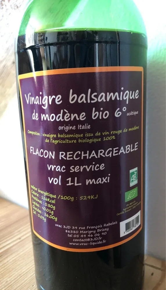 Vinaigre balsamique de Modène 6*