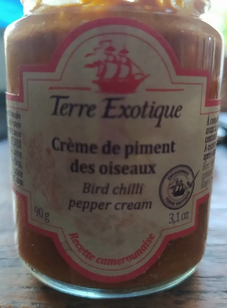 Crème de piment des oiseaux