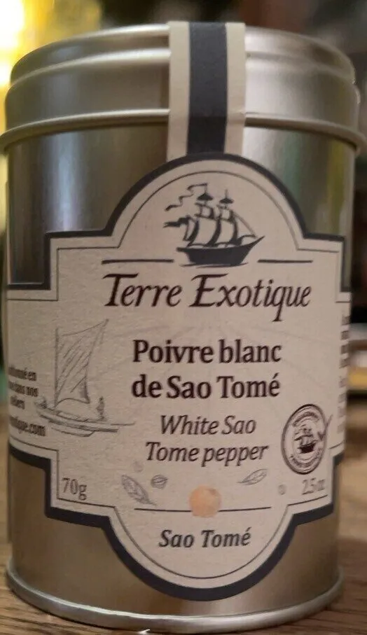 Poivre blanc de Sao Tomé