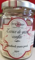 Écorce de yuzu confite