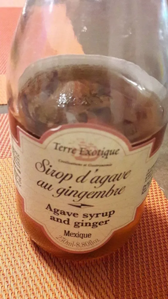 Sirop D'agave Au Gingembre