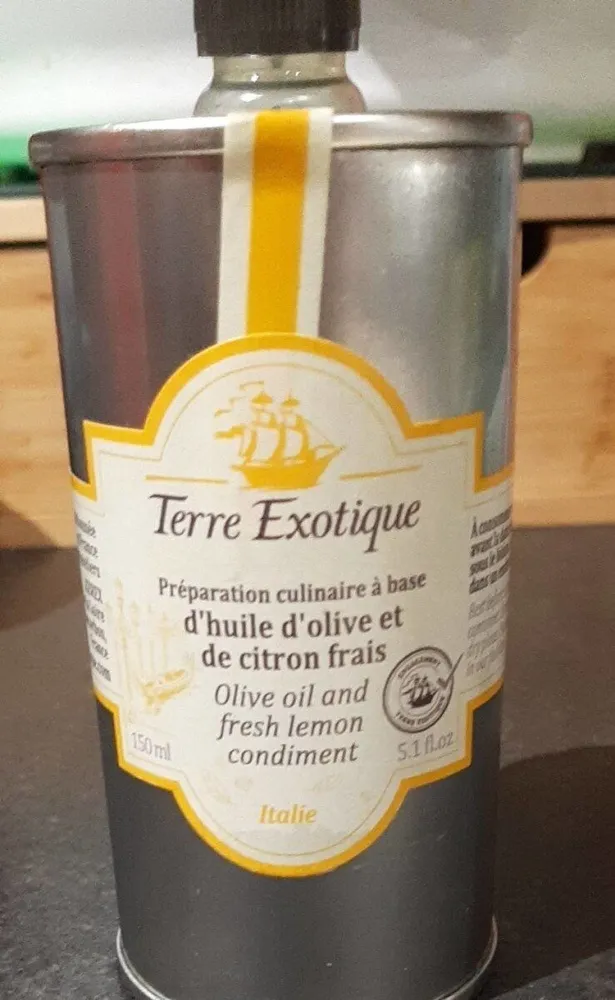 Huile d'olive et citron frais