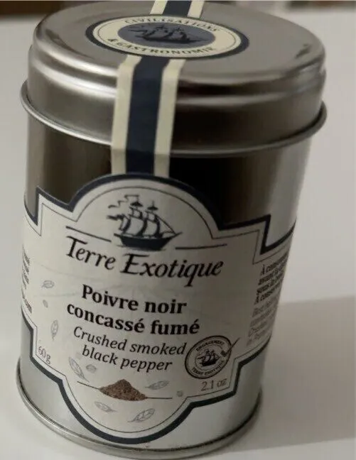 Poivre concassé fumé