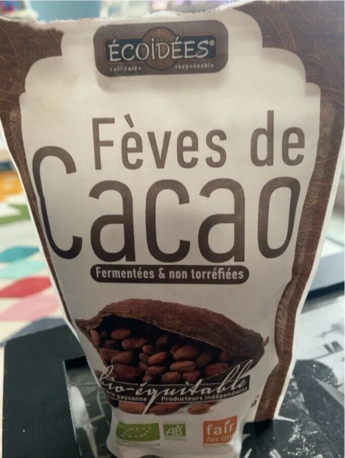 Fèves de cacao fermentés & non torréfiees