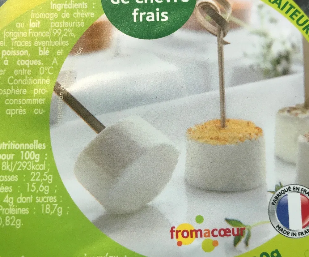 Bouchons de chevre frais